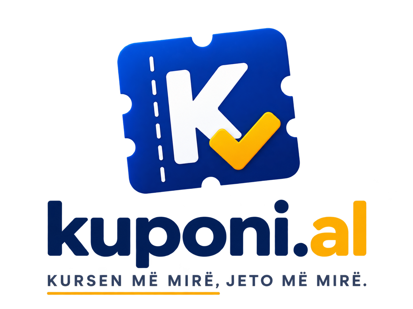 Logo dhe grafikë e projektit Kuponi.al